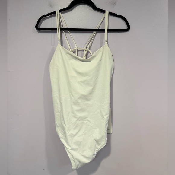 White lululemon coastline one piece swimsuit - Picture 1 of 4